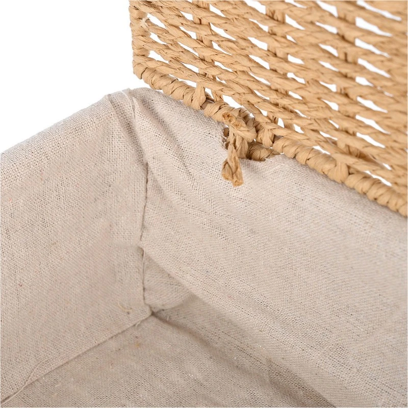 STORAGE &amp; ORGANIΖER BOX BOTANICA 36x27x13cm WITH INTERNAL CLOTHING &amp; LID