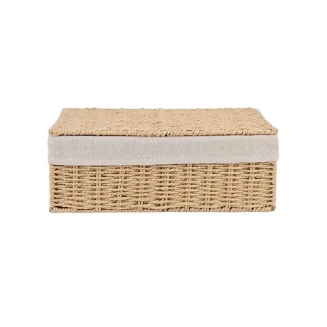 STORAGE &amp; ORGANIΖER BOX BOTANICA 32x24x12cm WITH INTERNAL CLOTHING &amp; LID