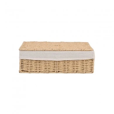 STORAGE &amp; ORGANIΖER BOX BOTANICA 28x20x10cm WITH INTERNAL CLOTHING &amp; LID