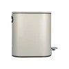 BATHROOM BIN SLIM SOFT CLOSE 5lt MATTE TAUPE