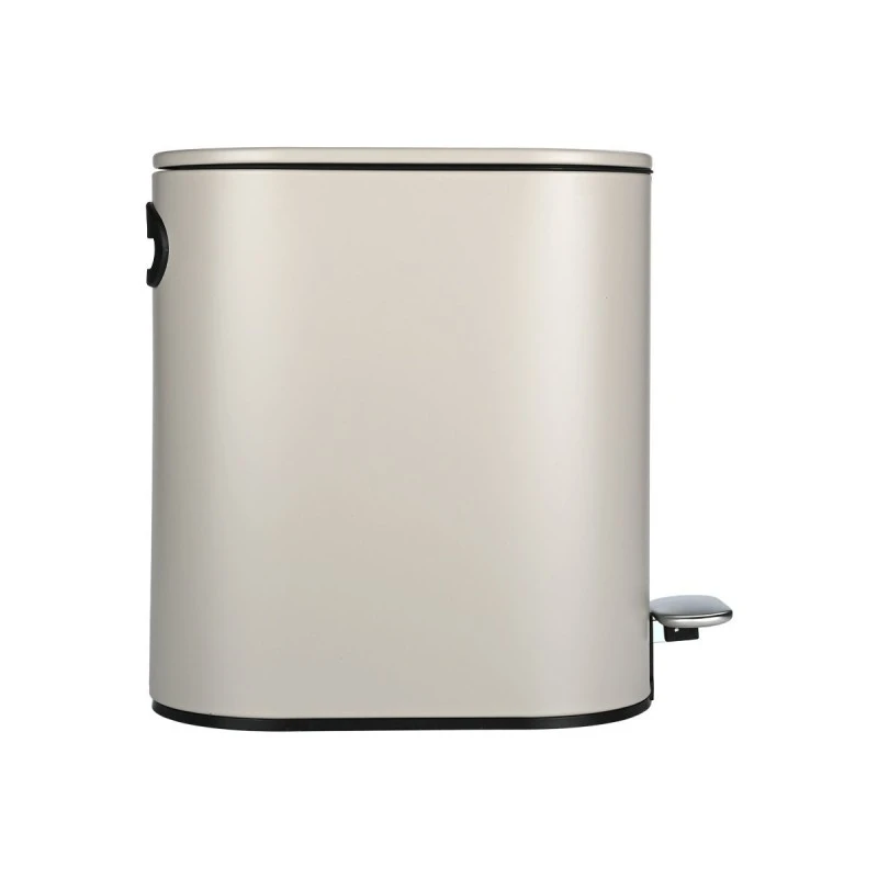 ESTIA ΧΑΡΤΟΔΟΧΕΙΟ ΜΠΑΝΙΟΥ SLIM SOFT CLOSE 5lt ΜΑΤ TAUPE