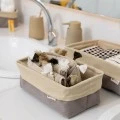 STORAGE BASKET FJORD WITH INTERNAL CLOTHING 30x20x10cm DRIFTWOOD