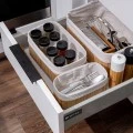 STORAGE &amp; ORGANIZER BOX BAMBOO ESSENTIALS 19.5x10cm WITH CLOTHING