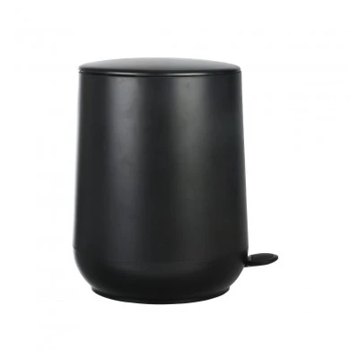 BATHROOM BIN FJORD SOFT CLOSE 5lt BLACK