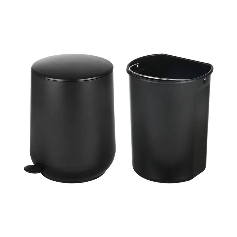 ESTIA ΧΑΡΤΟΔΟΧΕΙΟ ΜΠΑΝΙΟΥ FJORD SOFT CLOSE 5lt BLACK