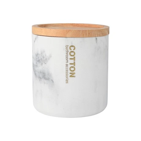 COTTON HOLDER MARBLE