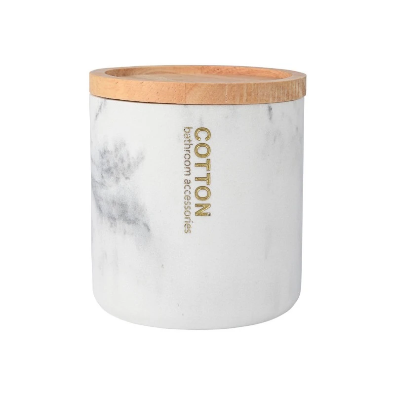 COTTON HOLDER MARBLE