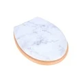 ESTIA ΚΑΠΑΚΙ ΛΕΚΑΝΗΣ MARBLE ΜΕ ΜΕΝΤΕΣΕΔΕΣ ΑΠΟ ΚΡΑΜΑ ΨΕΥΔΑΡΓΥΡΟΥ