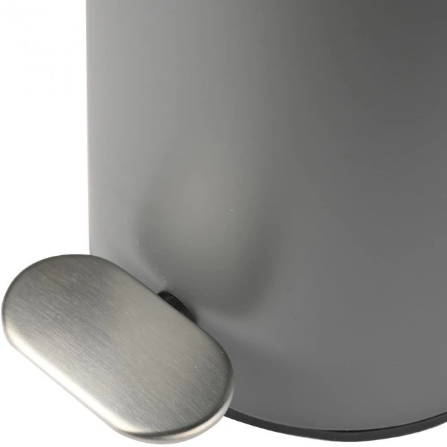 ESTIA ΧΑΡΤΟΔΟΧΕΙΟ ΜΠΑΝΙΟΥ SLIM SOFT CLOSE 5lt ΜΑΤ ΓΚΡΙ