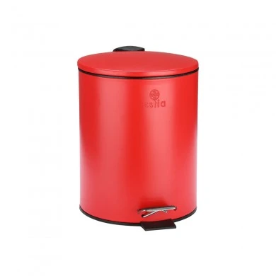 BATHROOM BIN CLASSIC SOFT CLOSE 5lt MATTE RED