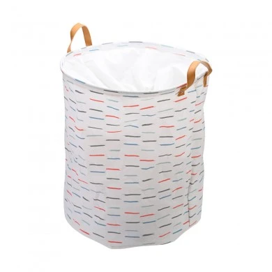 LAUNDRY BASKET BLOCKS 60lt  FOLDABLE WITH HANDLES