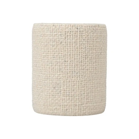 TOOTHBRUSH HOLDER JUTE POLYRESIN BEIGE