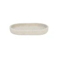 BATHROOM PLATE JUTE POLYRESIN BEIGE 20x12.5x2.5cm