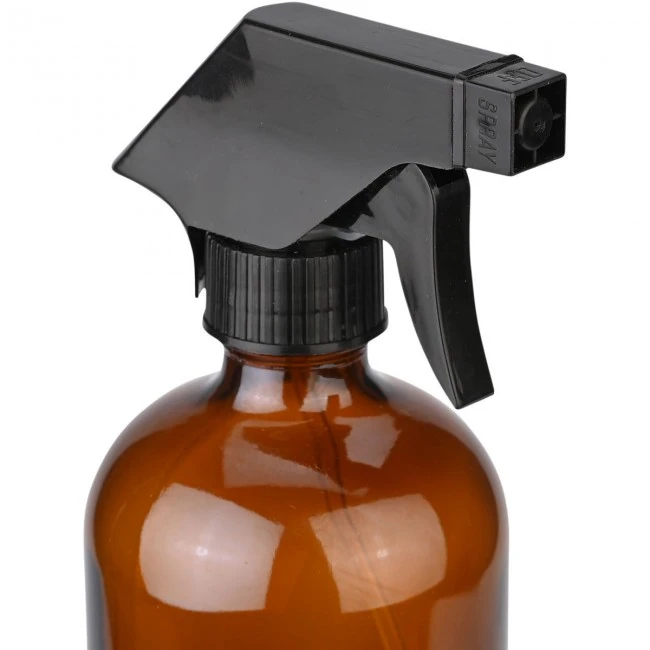 SPRAY CONTAINER AMBER GLASS