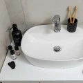 TOOTHBRUSH HOLDER MYST STONEWARE BLACK