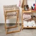 FLOOR TOWEL HANGER  BAMBOO ESSENTIALS NATURAL COLOR