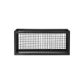 STORAGE &amp; ORGANISER BASKET CAGE METALLIC 23.5x15x11cm BLACK