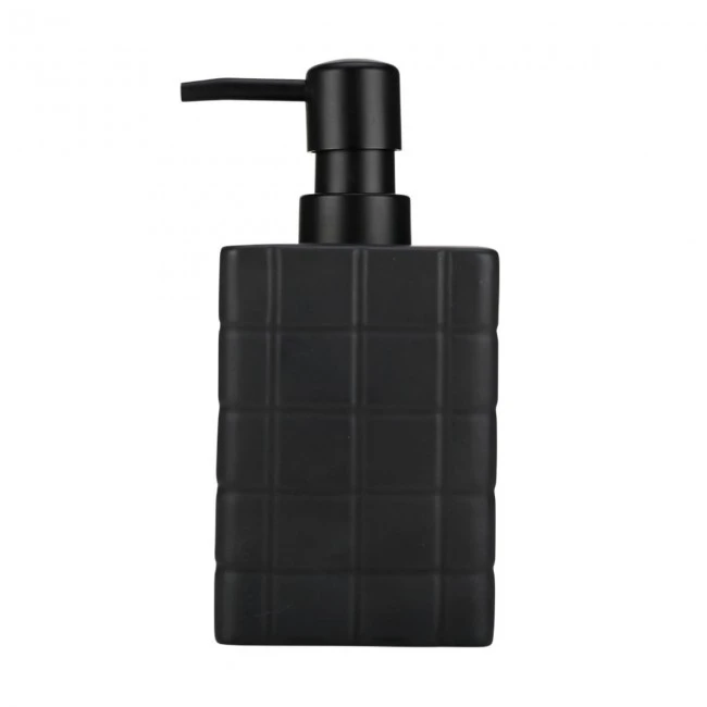 SOAP DISPENSER TILES CERAMIC 450ml 7.5x15cm BLACK