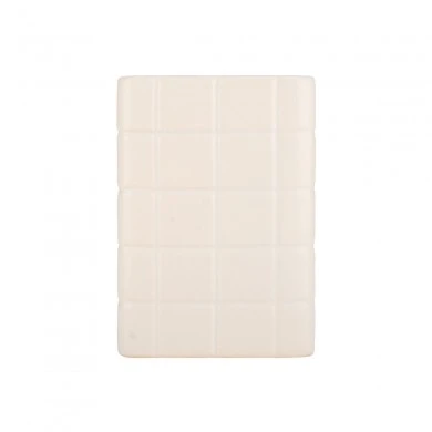 ESTIA ΠΟΤΗΡΑΚΙ ΜΠΑΝΙΟΥ TILES ΚΕΡΑΜΙΚΟ 7.5x7.5x11cm ΛΕΥΚΟ