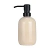 SOAP DISPENSER SATIN CERAMIC 360ml 7.5x13cm