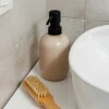 SOAP DISPENSER SATIN CERAMIC 360ml 7.5x13cm