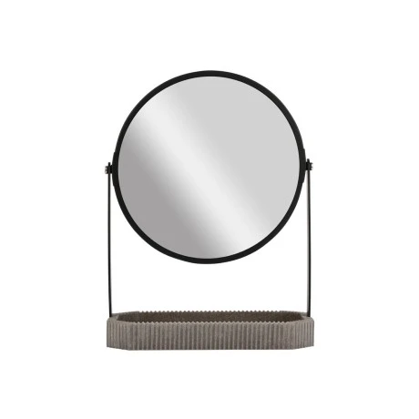 TABLE MIRROR WIRE WITH POLYRESIN BASE 17.5x10x24cm