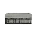 STORAGE &amp; ORGANIZER BOX NEST 32×24×12cm BLACK