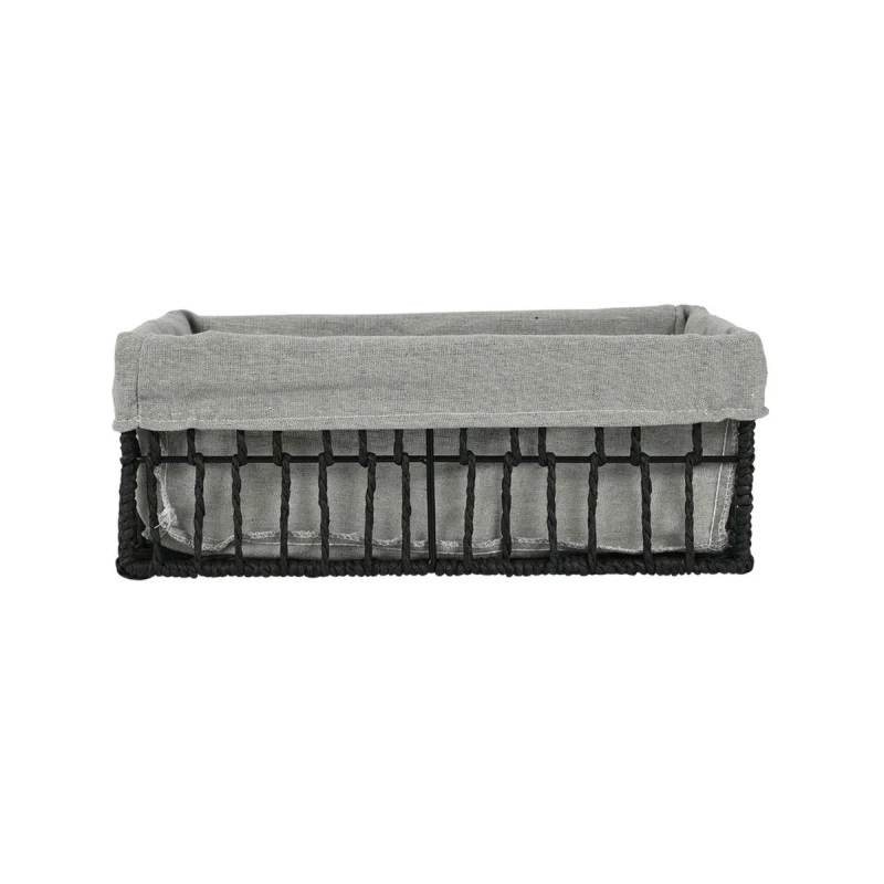 STORAGE &amp; ORGANIZER BOX NEST 32×24×12cm BLACK