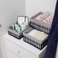 STORAGE &amp; ORGANIZER BOX NEST 32×24×12cm BLACK