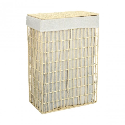 ESTIA ΚΑΛΑΘΙ ΑΠΛΥΤΩΝ NEST 37x22x55cm 2 ΘΕΣΕΩΝ ΜΠΕΖ