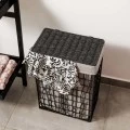 ESTIA ΚΑΛΑΘΙ ΑΠΛΥΤΩΝ NEST 37x22x55cm 2 ΘΕΣΕΩΝ ΜΑΥΡΟ