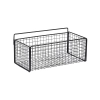 ESTIA ΚΑΛΑΘΙ ΟΡΓΑΝΩΣΗΣ CAGE ΚΡΕΜΑΣΤΟ ΜΕΤΑΛΛΙΚΟ 36x15x13cm ΜΑΥΡΟ
