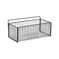 ESTIA ΚΑΛΑΘΙ ΟΡΓΑΝΩΣΗΣ CAGE ΚΡΕΜΑΣΤΟ ΜΕΤΑΛΛΙΚΟ 36x15x13cm ΜΑΥΡΟ