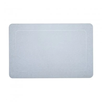 BATHROOM MAT 39x60cm GREY DIATOMITE