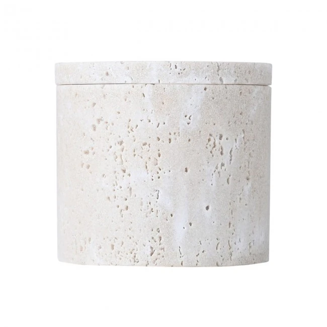 COTTON HOLDER TRAVERTINE