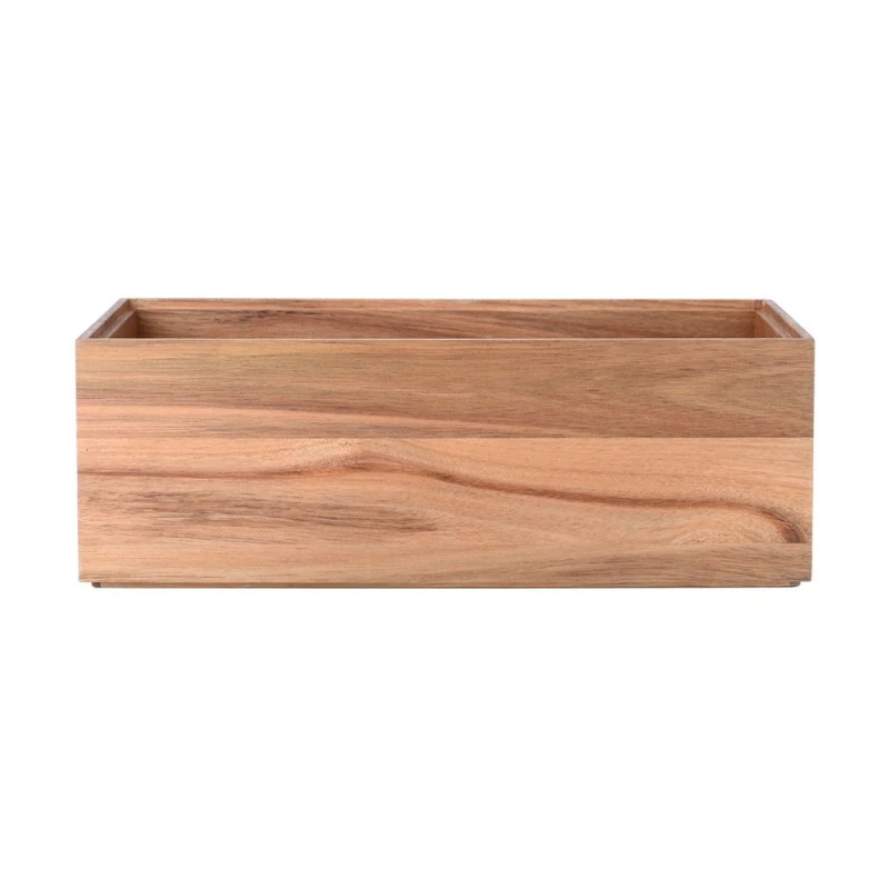 ORGANIZING BOX ALLURE STACKABLE WITH HANDLES 35X20CM