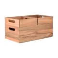 ORGANIZING BOX ALLURE STACKABLE WITH HANDLES 35X20CM
