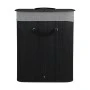 ESTIA ΚΑΛΑΘΙ ΑΠΛΥΤΩΝ BAMBOO ESSENTIALS 60LT ΠΤΥΣΣΟΜΕΝΟ ΟΡΘΟΓΩΝΙΟ ΜΑΥΡΟ ΝΕΑ ΠΛΕΞΗ