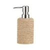 NAUTICA BEIGE RESIN SOAP DISPENSER