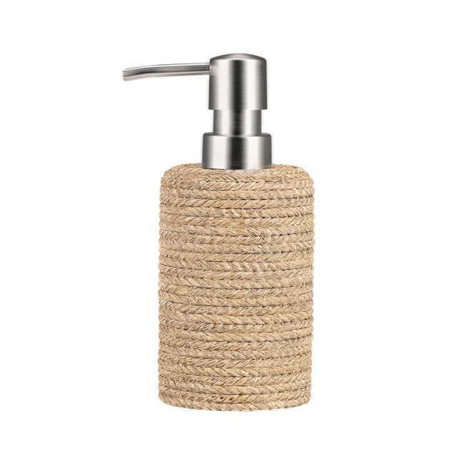 NAUTICA BEIGE RESIN SOAP DISPENSER