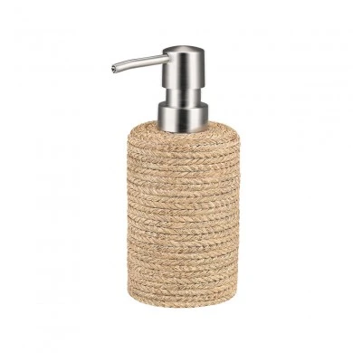 NAUTICA BEIGE RESIN SOAP DISPENSER