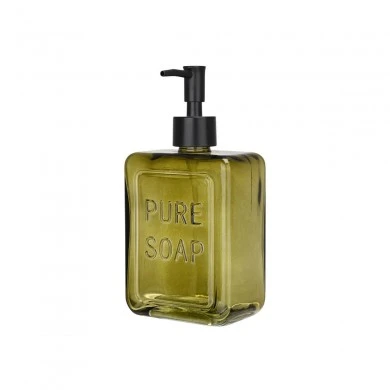 ESTIA ΑΝΤΛΙΑ ΣΑΠΟΥΝΙΟΥ PURE SOAP ΓΥΑΛΙΝΗ 520ml ΠΡΑΣΙΝΗ