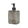 SOAP DISPENSER PURE SOAP GLASS 520ML GREY
