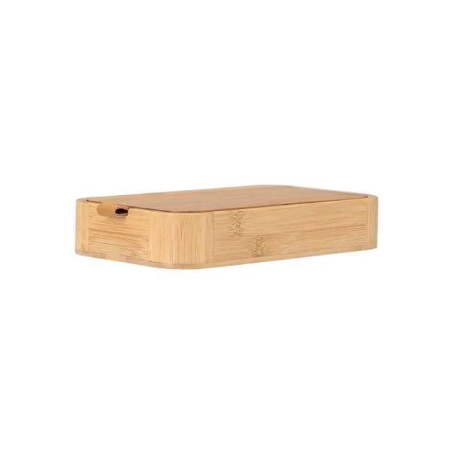 ESTIA ΚΟΥΤΙ ΟΡΓΑΝΩΣΗΣ ΚΑΙ ΑΠΟΘΗΚΕΥΣΗΣ BAMBOO ESSENTIALS ΜΕ ΚΑΘΡΕΦΤΗ 23x13,50x4cm