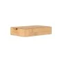 STORAGE AND ORGANIZER BAMBOO ESSENTIALS BOX WITH MIRROR 23x13,50x4cm