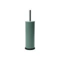 TOILET BRUSH CLASSIC METAL WITH PLASTIC LID 23cm MATTE MINT