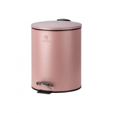 BATHROOM BIN CLASSIC SOFT CLOSE 5lt MATTE PUCE