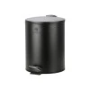 BATHROOM BIN CLASSIC SOFT CLOSE 5lt MATTE BLACK