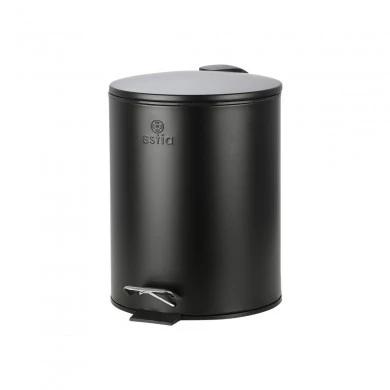 BATHROOM BIN CLASSIC SOFT CLOSE 5lt MATTE BLACK