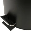 BATHROOM BIN CLASSIC SOFT CLOSE 5lt MATTE BLACK